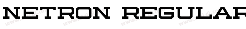 Netron Regular字体转换
